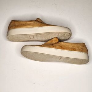 Frye Tan Slip-On Loafers